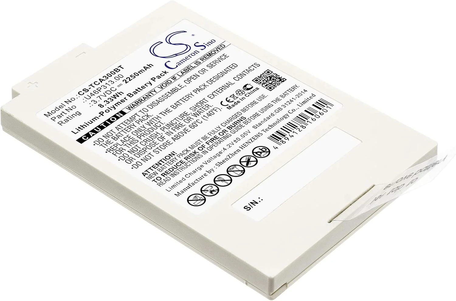 سازگار با باتری Technicolor U46P313.00 TCA300COM