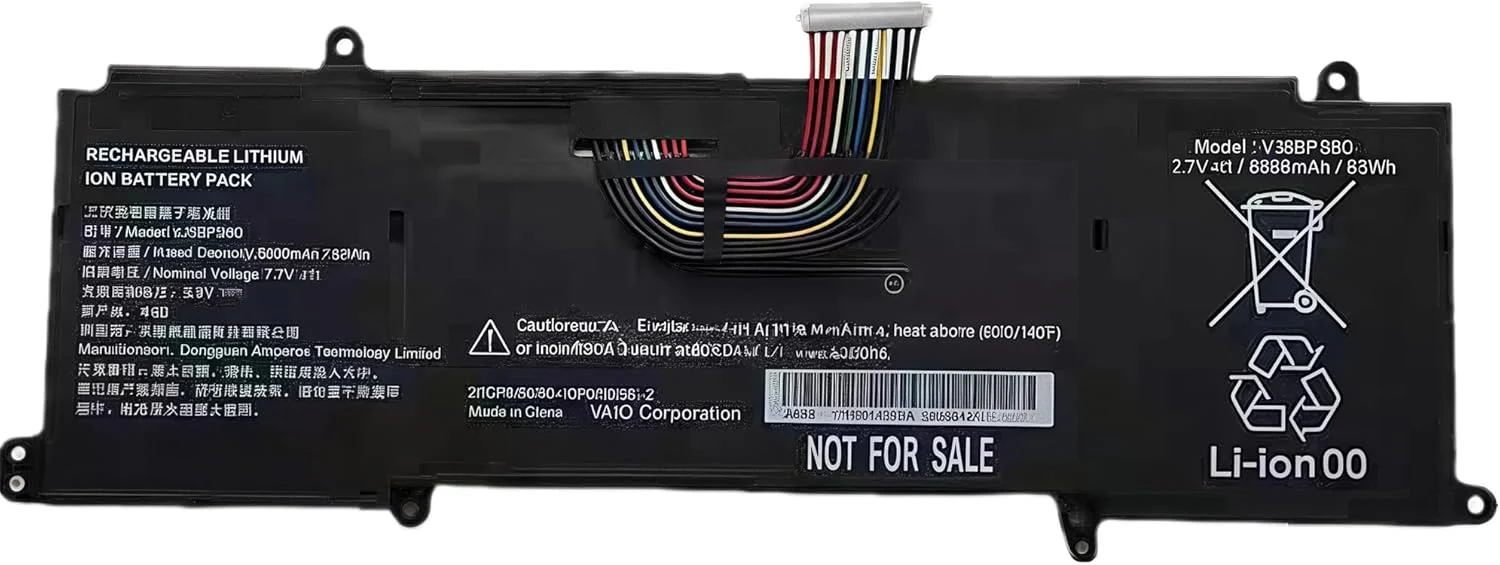 باتری جایگزین لپ تاپ VJ8BPS60 برای Sony VAIO 2021 SX14, SX14 VJS144X0111K VJ8BPS60, 2(ICP6/56/66)+ICP6/59/56-2 با عملکرد بالا