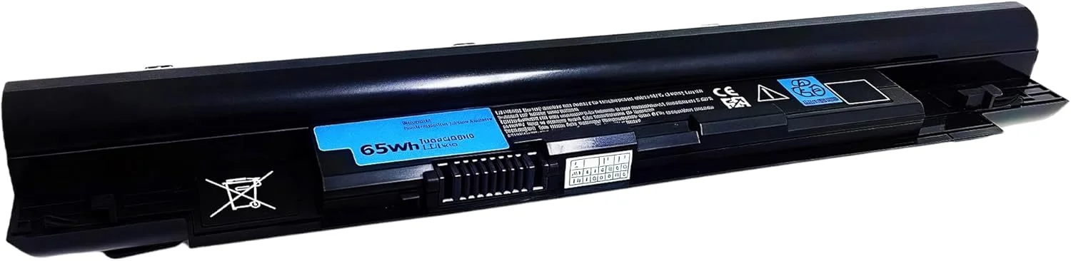 باتری لپ تاپ 65 وات 5.2 آمپر 268X5 جایگزین برای دل Vostro V131 V131D V131R Latitude 3330 سری Inspiron 13z N311z 14z N411z سری نوت بوک 11.1 ولت با عملکرد بالا