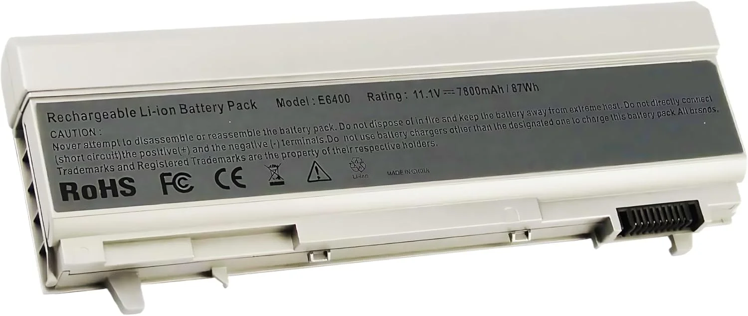 باتری جایگزین لپ تاپ 87Wh برای دل Latitude E6400 E6410 E6500 E6510 MP490 4m529 pt434 ky265 312-0749 4N369 MP303 9 سلولی با عملکرد بالا