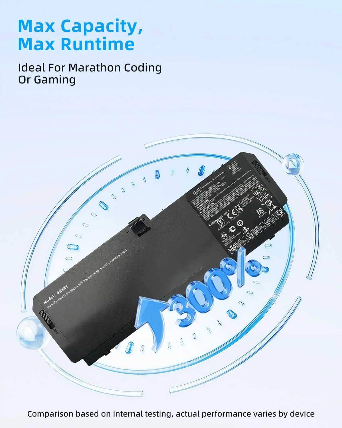 باتری لپ تاپ 95.9Wh AM06XL جایگزین برای لپ تاپ های سری HP Z Book 17 G5 G6 مدل های AMO6XL HSTNN-IB8G L07350-1C1 L07044-855 AM06095XL HSN-Q12C با عملکرد بالا