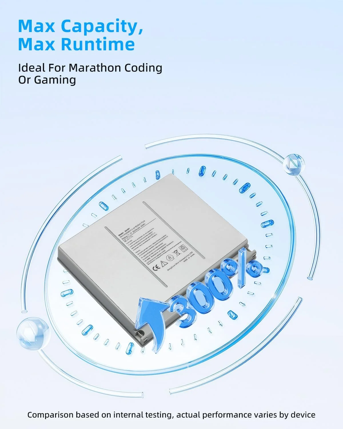 باتری لپ تاپ 68Wh A1175 A1260 جایگزین برای مک بوک پرو 15 اینچی A1150 A1211 A1226 سازگار با MA348G / A MA466LLA MA348J / A MB134XA MA463 MA464 با عملکرد بالا