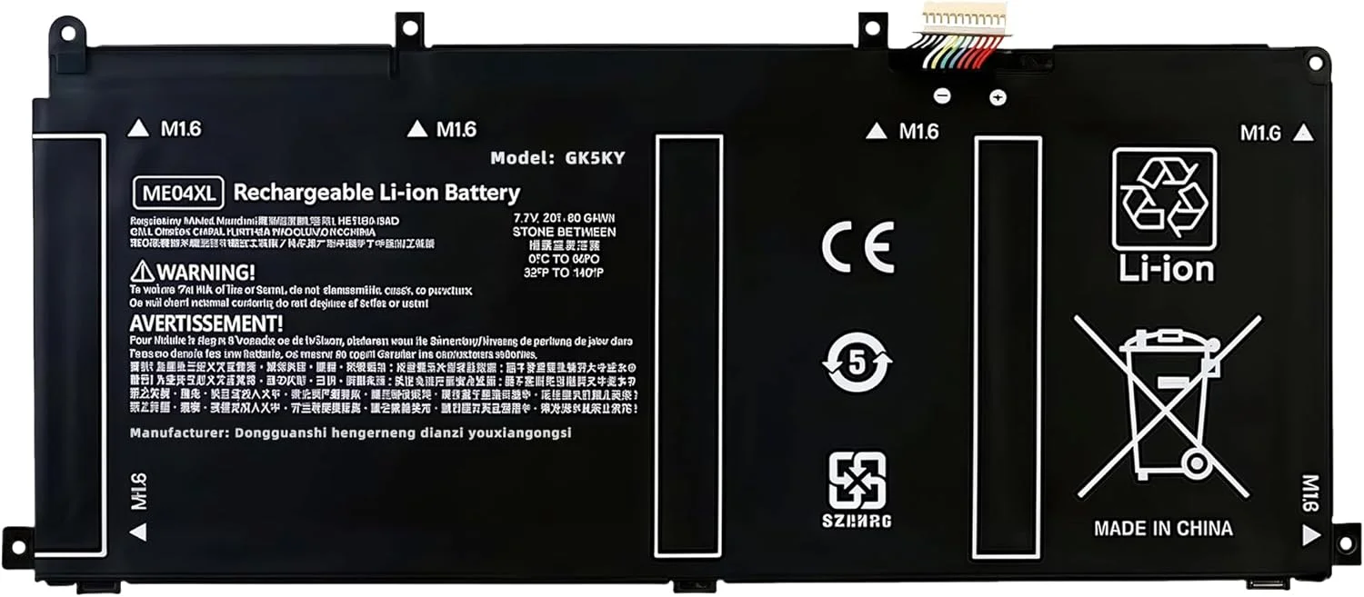 باتری لپ تاپ 50.04 Wh جایگزین برای HP ME04XL ME04 ME04050XL 937434-855 HSTNN-IB8D 937519-171 937519-1C1 MEO4XL با عملکرد بالا باتری لپ تاپ 50.04 Wh جایگزین برای HP ME04XL ME04 ME04050XL 937434-855 HSTNN-IB8D 937519-171 937519-1C1 MEO4XL با عملکرد بالا