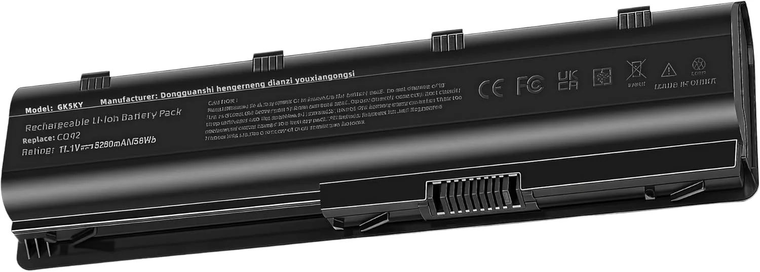 باتری جایگزین 58wh برای HP Spare 593553-001، مناسب برای لپ تاپ های HP MU06 MU09، برای Compaq Presario CQ32 CQ42 CQ43، برای Pavilion dm4 g4 g6 g7 DV3-4000 DV5-2000 DV6-3000 COMPAQ با عملکرد بالا