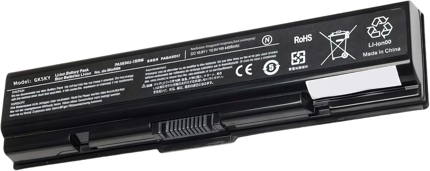 باتری 48 وات PA3534U-1BRS جایگزین برای لپ‌تاپ‌های توشیبا مدل‌های A200 A210 A300 A350 A355 L300 L305 L450 L500 L505 L555 PA3533U-1BRS PA3533U-1BAS PA3534U-1BAS PA3535U-1BAS با عملکرد بالا