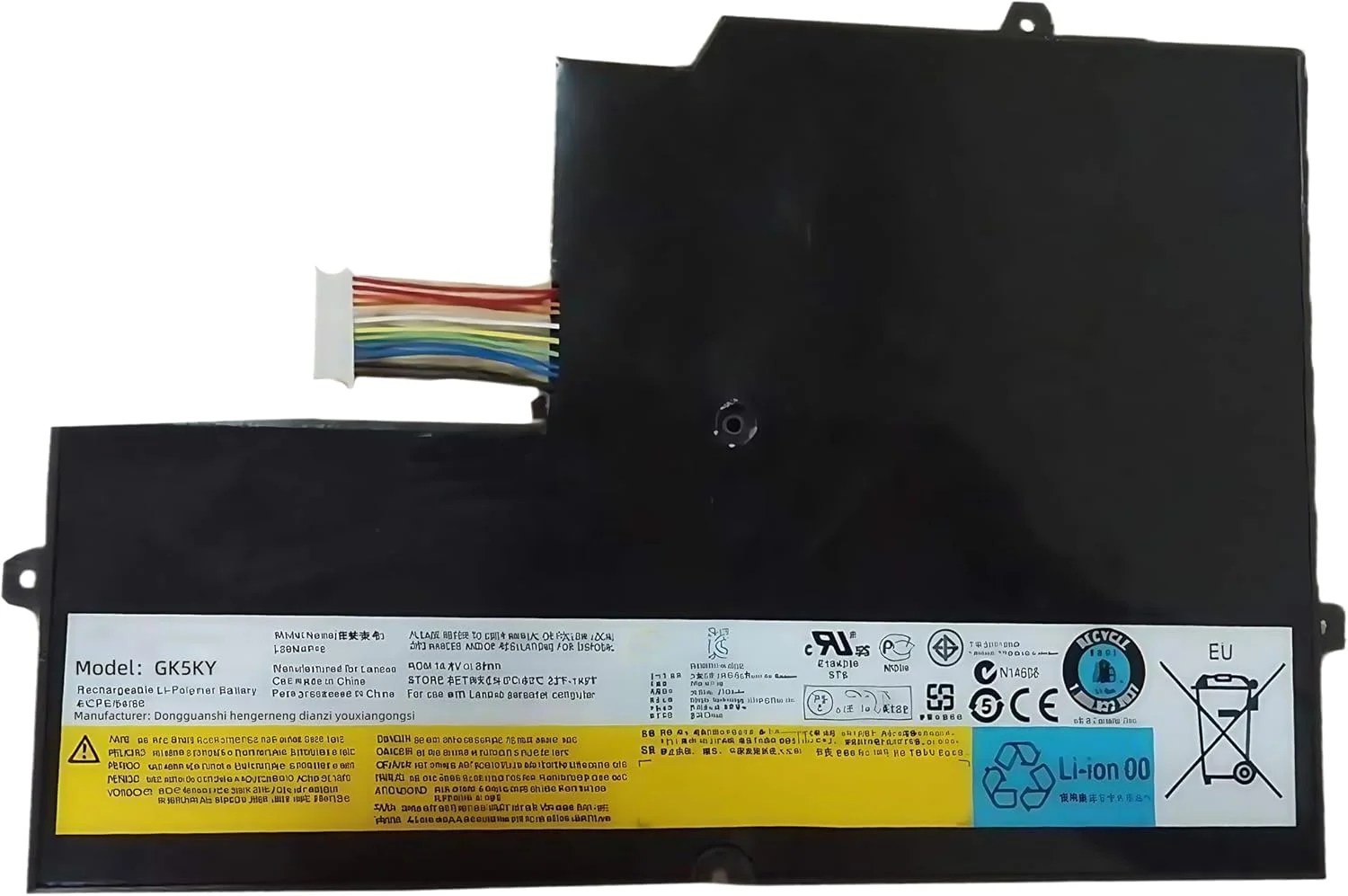 باتری لپ تاپ 39Wh L09M4P16 57Y6601 KB3072 جایگزین برای لنوو IdeaPad U260 0876 0876-32U 0876-33U 0876-34U 0876-3AU 0876-3BU 0876-3CU 0876-3DU سری با عملکرد بالا