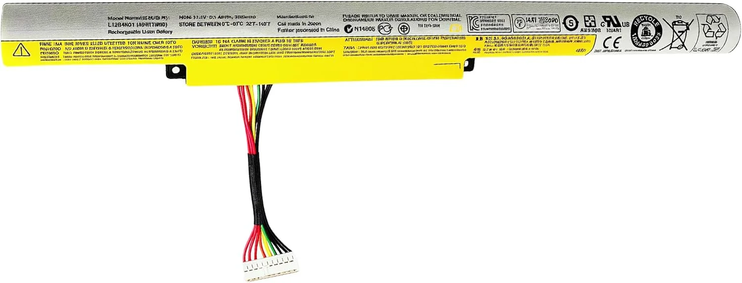 باتری لپ تاپ 48Wh L12S4K01 L12L4K01 L12S4E21 L12M4E21 L12M4K01 4INR19/65-1 4INR19/66 جایگزین برای لنوو Ideapad Z400 Z400A Z410 Z500 Z500A Z510 14.4V با عملکرد بالا