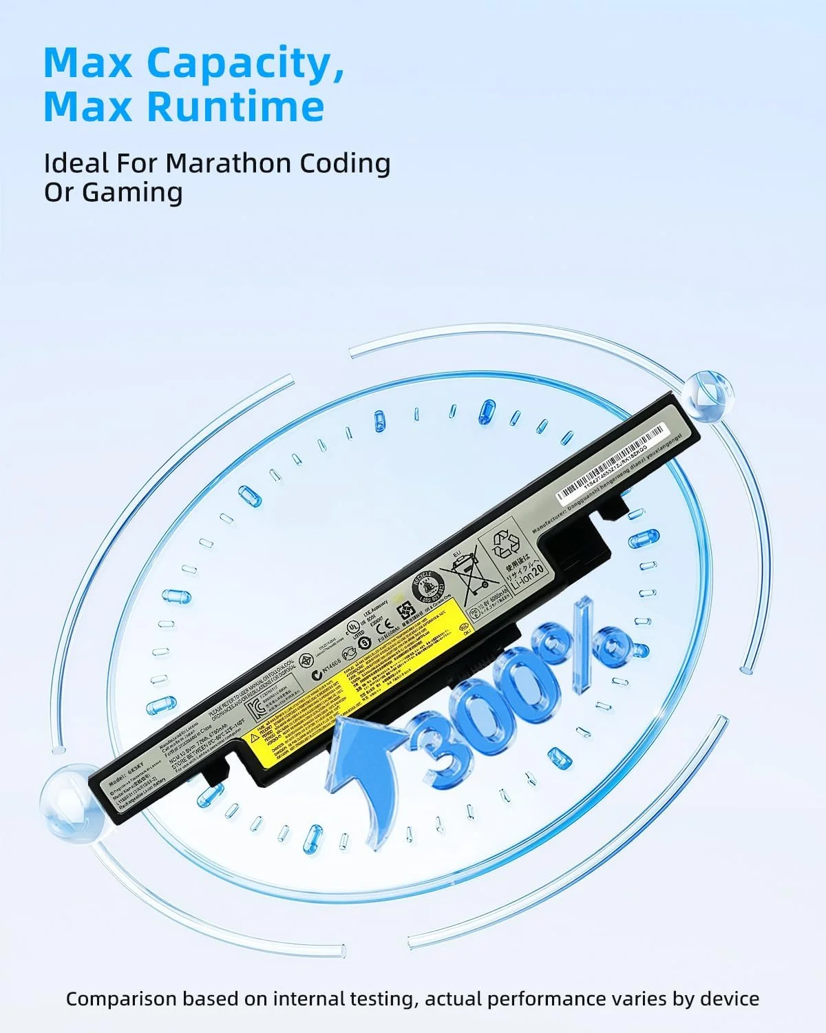 باتری لپ تاپ 72Wh L11S6R01 برای لنوو IdeaPad Y400 Y410 Y490 Y500 Y510 Y590 Y400N Y410P Y490 Y490A Y490M Y490P Y500N Y510P L11S6R01 L11L6R02 L12L6E01 L12S6A01 L12S6E01 با عملکرد بالا باتری لپ تاپ 72Wh L11S6R01 برای لنوو IdeaPad Y400 Y410 Y490 Y500 Y510 Y590 Y400N Y410P Y490 Y490A Y490M Y490P Y500N Y510P L11S6R01 L11L6R02 L12L6E01 L12S6A01 L12S6E01 با عملکرد بالا