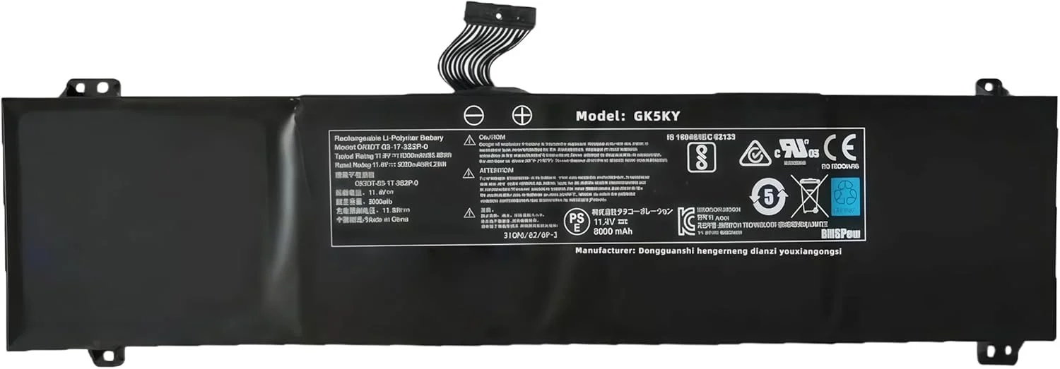 باتری لپ تاپ 93.48Wh GKIDT-00-13-3S2P-0 برای luktronics MAG-15، Adata XPG Xenia 15، Schenker XMG Fusion 15 XFU15L19 و Aftershock Vapor 15 Pro 2021 GKIDT-03-17-3S2P-0 با عملکرد بالا