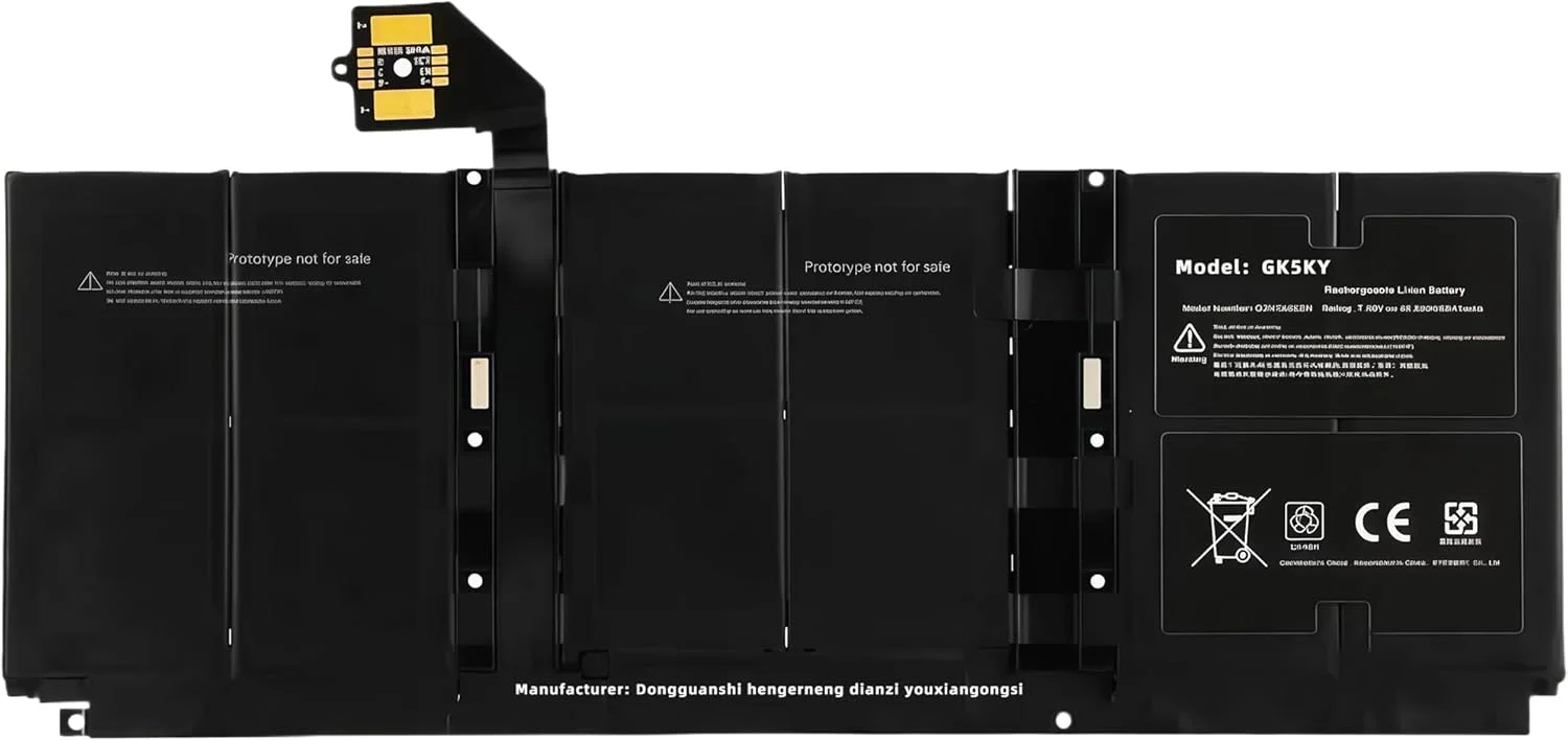 باتری تبلت جایگزین 45.8Wh G3HTA052H DYNT02 برای Microsoft Surface Laptop 3 Gen 13.5 اینچی Keyboard Base 1867 1868 15 Core i5-1035G7 G3HTA053H G3HTA057H G3HTA058H با عملکرد بالا
