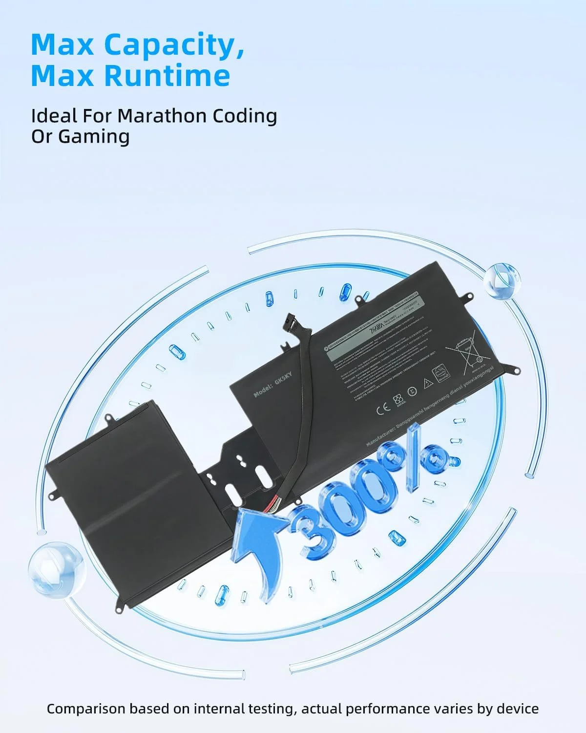 باتری لپ تاپ جایگزین 76Wh Y9M6F 0Y9M6F 8K84V 08K84V برای Dell Alienware M15 R2 P87F برای Alienware M17 R2 P41E سری 11.4V 6 سلولی با عملکرد بالا