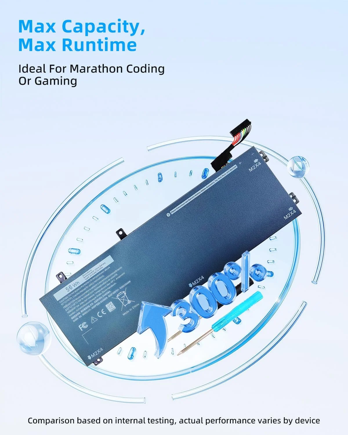 باتری لپ تاپ 56WH RRCGW H5H20 0RRCGW مناسب برای Dell XPS 15 9550 15-9550 9560 9570 Precision 15 5510 5520 5530 سری P56F P56F001 5D91C 62MJV M7R96 0RRCGW 062MJV با عملکرد بالا باتری لپ تاپ 56WH RRCGW H5H20 0RRCGW مناسب برای Dell XPS 15 9550 15-9550 9560 9570 Precision 15 5510 5520 5530 سری P56F P56F001 5D91C 62MJV M7R96 0RRCGW 062MJV با عملکرد بالا