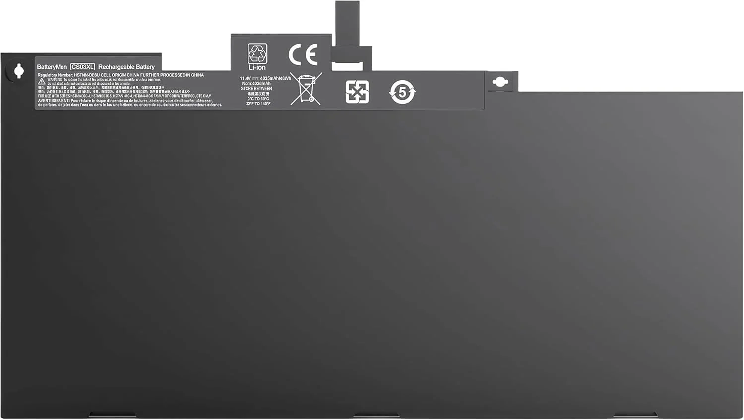 باطری لپ تاپ 48WH CS03XL برای سری های HP EliteBook 840 850 755 745 G3 G4 ZBook 15u G3 G4 800513-001 800231-1C1 800513-001 CS03 CS03046XL HSTNN-IB6Y HSTNN-UB6S HSTNN-I33C-4 با عملکرد بالا