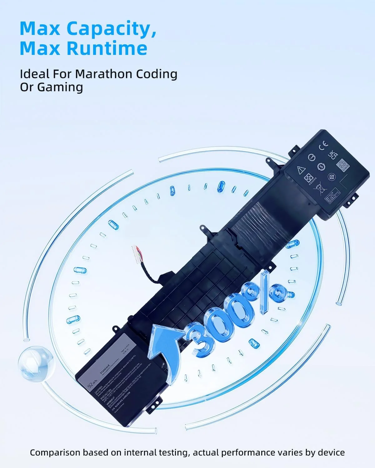باتری لپ تاپ جایگزین 92Wh 14.8V 6JHDV 6JHCY برای Alienware 17 R2 R3 5046J P43F ALW17ED-1728 ALW17ED-1828T ALW17ED-2728 AW17R3-7092SLV AW17R3-8342SLV با عملکرد بالا باتری لپ تاپ جایگزین 92Wh 14.8V 6JHDV 6JHCY برای Alienware 17 R2 R3 5046J P43F ALW17ED-1728 ALW17ED-1828T ALW17ED-2728 AW17R3-7092SLV AW17R3-8342SLV با عملکرد بالا