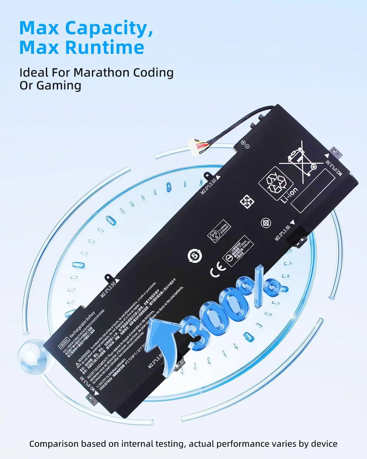 باتری جایگزین 79.2Wh KB06XL 902499-855 برای لپتاپهای HP Spectre X360 15 15-BL1XX 15-BL0XX 15-Bl012DX 15-BL002XX 15T-BL000 15T-BL100 15-bl012dx سری HP Spectre x360 با عملکرد بالا باتری جایگزین 79.2Wh KB06XL 902499-855 برای لپتاپهای HP Spectre X360 15 15-BL1XX 15-BL0XX 15-Bl012DX 15-BL002XX 15T-BL000 15T-BL100 15-bl012dx سری HP Spectre x360 با عملکرد بالا