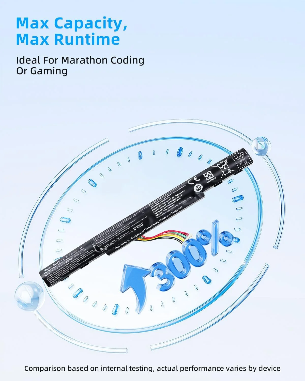 باتری لپ تاپ 33Wh AL15A32 برای Acer Aspire E5-422 E5-573 E5-573G E5-573T E5-522 E722 E5-473G-561X با عملکرد بالا باتری لپ تاپ 33Wh AL15A32 برای Acer Aspire E5-422 E5-573 E5-573G E5-573T E5-522 E722 E5-473G-561X با عملکرد بالا