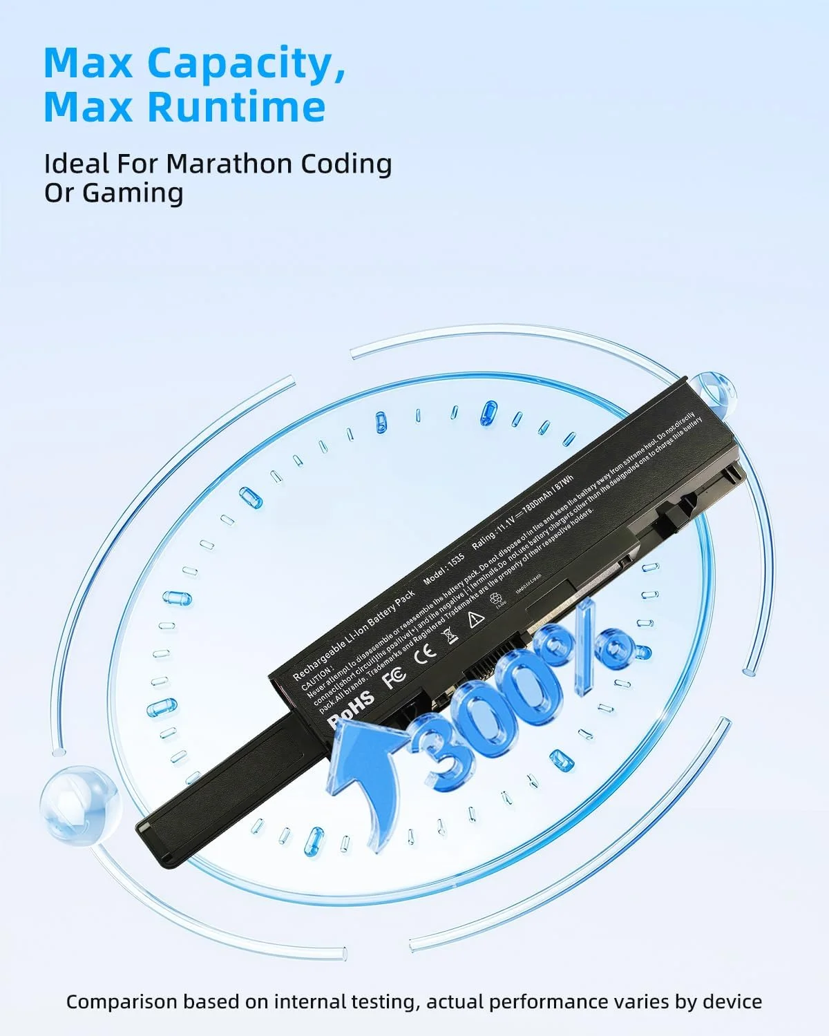 باتری لپ تاپ جایگزین MT264 WU946 7800mAh برای دل استودیو 15 1535 1536 1537 1555 1557 1558 PP33L PP39L 9 سلولی با عملکرد بالا باتری لپ تاپ جایگزین MT264 WU946 7800mAh برای دل استودیو 15 1535 1536 1537 1555 1557 1558 PP33L PP39L 9 سلولی با عملکرد بالا