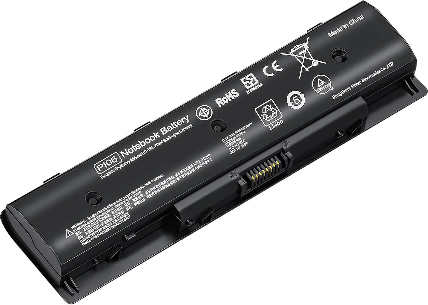 باتری لپ تاپ جایگزین 49WH PI06 PI09 710416-001 710417-001 برای سری های HP Envy HSTNN-LB4N HSTNN-UB4N HSTNN-LB4O HSTNN-YB4N, TouchSmart, Pavilion TouchSmart 14 15 17 با عملکرد بالا