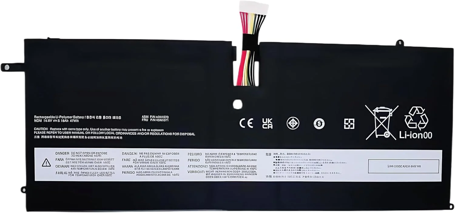 باتری لپ تاپ 46Wh 45N1070 14.8V جایگزین برای لنوو ThinkPad X1 Carbon 3444 3448 3460 X1C ASM 45N1071 با عملکرد بالا