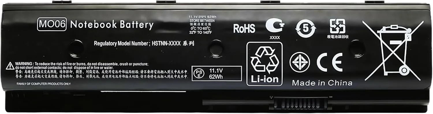باتری لپ تاپ 62Wh MO06 MO09 671731-001 برای HP Envy M6-1045DX M6-1035DX M6-1125DX Pavilion DV4-5000 DV6-7000 DV6-7014nr DV7-7000 DV7t-7000 672412-001