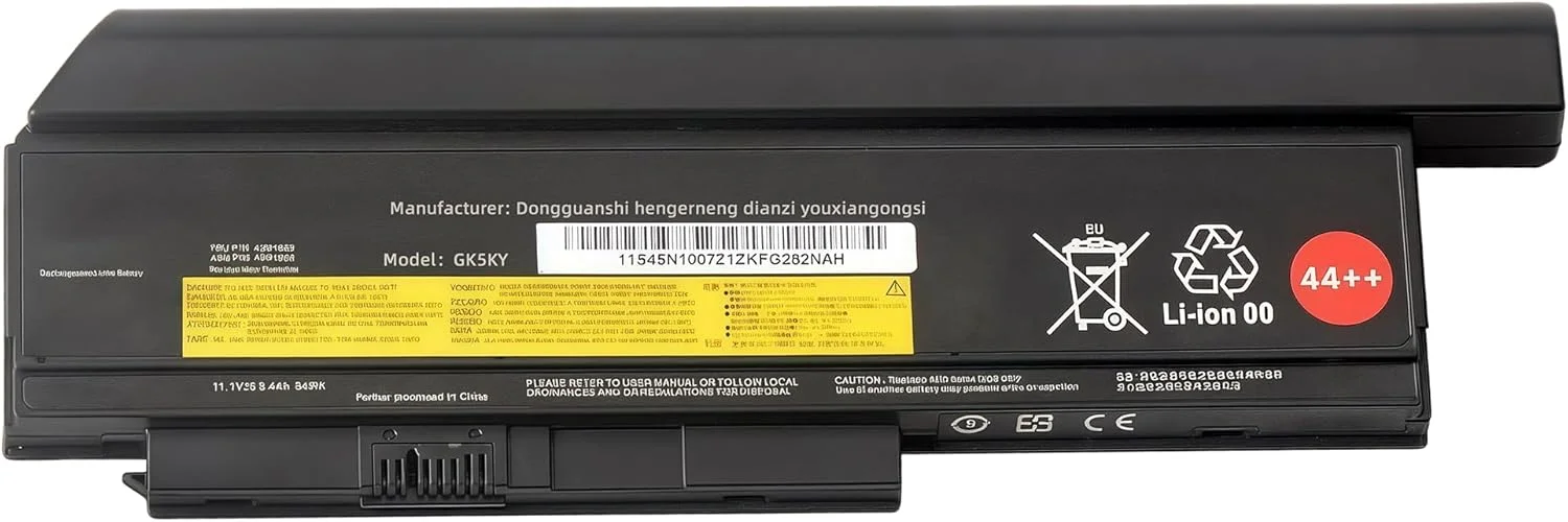 باتری لپ تاپ 94WH X230 11.1V 42T4899 42T4900 42T4942 42T4872 42T4865 42T4866 جایگزین برای لنوو Thinkpad X230I X220 X220I X220S 45N1029 45N1028 45N1172 45N1022 44++ با عملکرد بالا