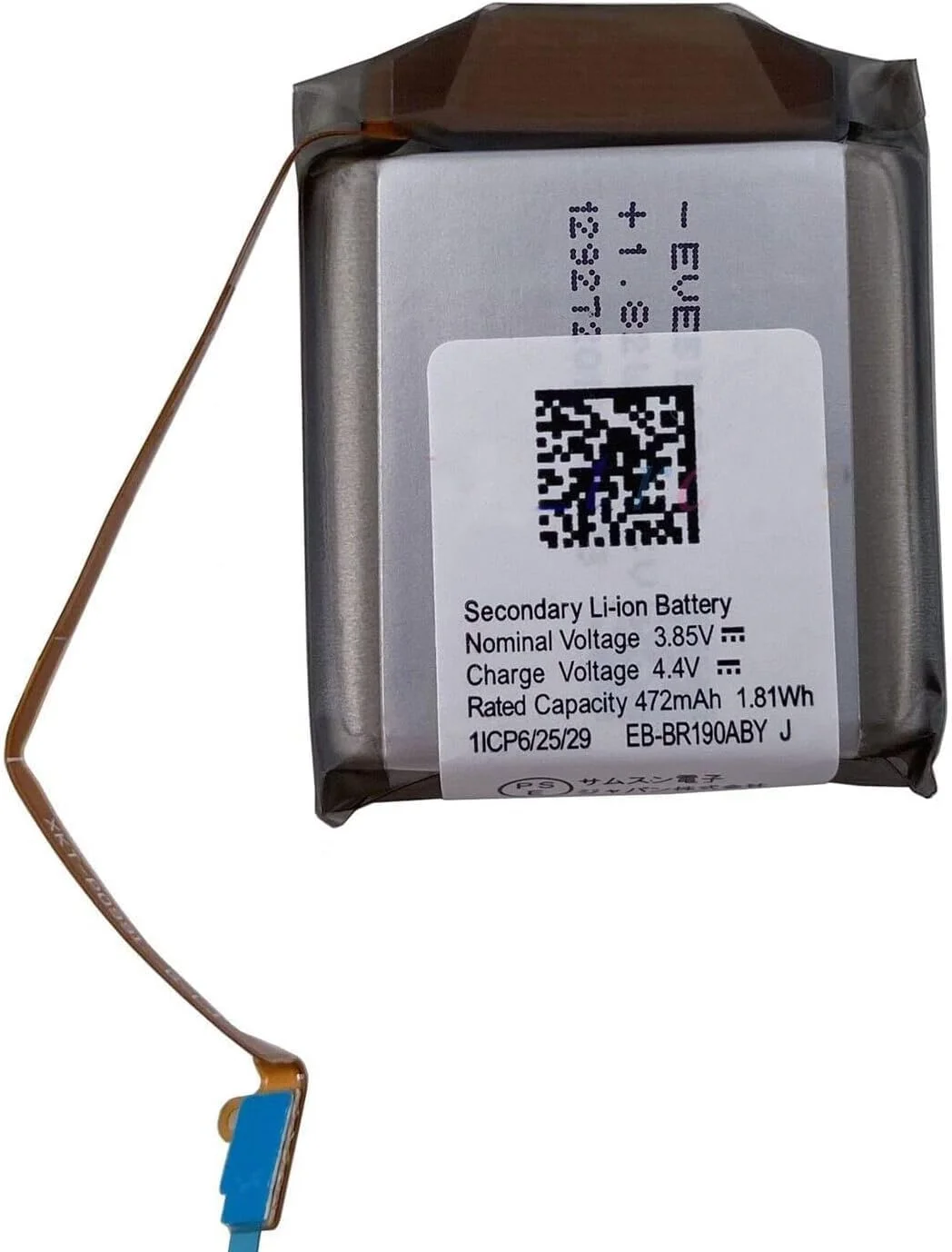 باتری EB-BR190ABY سازگار با جعبه شارژ هدفون های Samsung Galaxy Buds Pro/Galaxy Buds2 مدل SM-R190 EP-QR190 با ظرفیت 472mAh