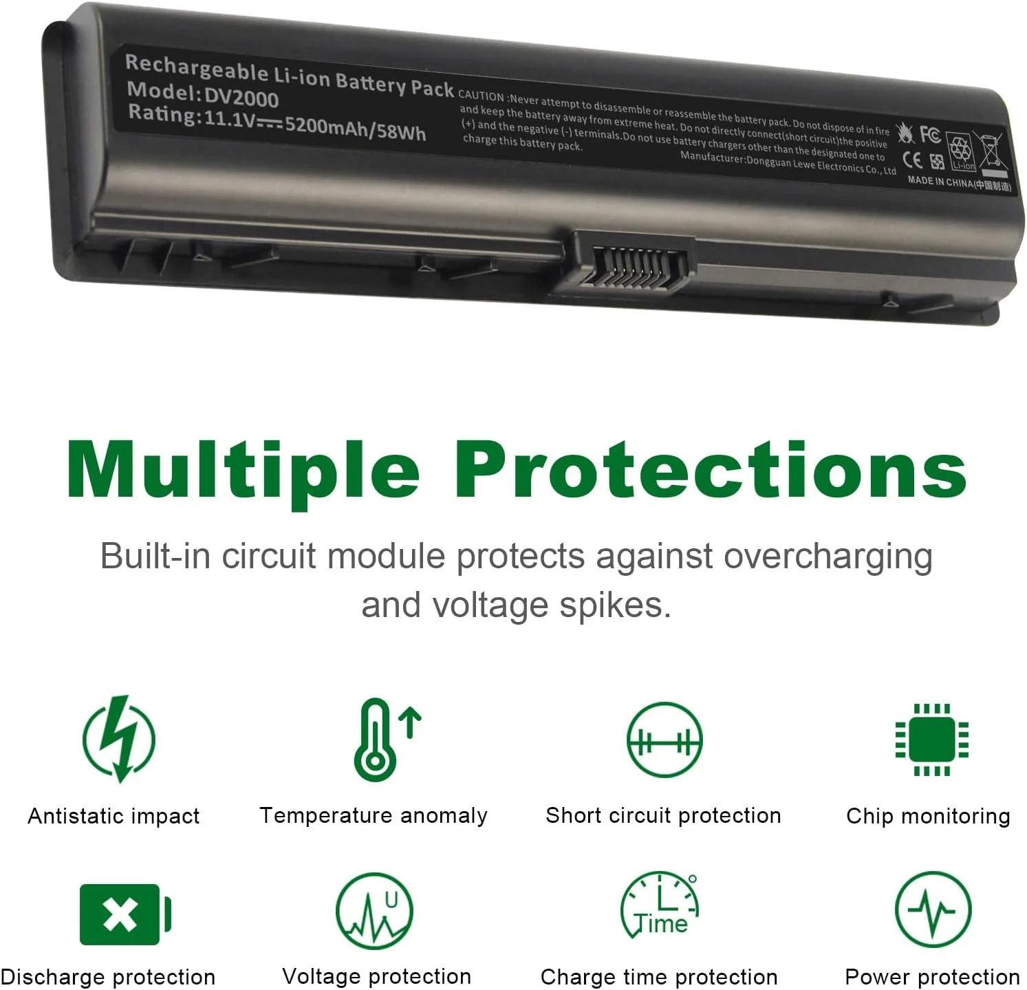 باتری لپ تاپ 6 سلولی 10.8 ولت Tree.NB برای HP Pavilion DV2000 DV2100 DV2200 DV2400 DV6000 DV6100 DV6300 DV6500 DV6700 Compaq Presario C700 باتری لپ تاپ 6 سلولی 10.8 ولت Tree.NB برای HP Pavilion DV2000 DV2100 DV2200 DV2400 DV6000 DV6100 DV6300 DV6500 DV6700 Compaq Presario C700