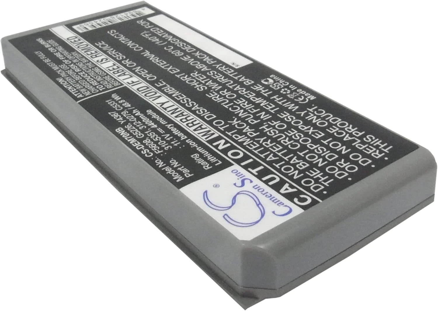 باتری جایگزین جدید Cameron Sino CS برای Latitude D810، Precision M70 (4400mAh) 310-5351, 312-0279, C5331, F5608, G5226, Y4367
