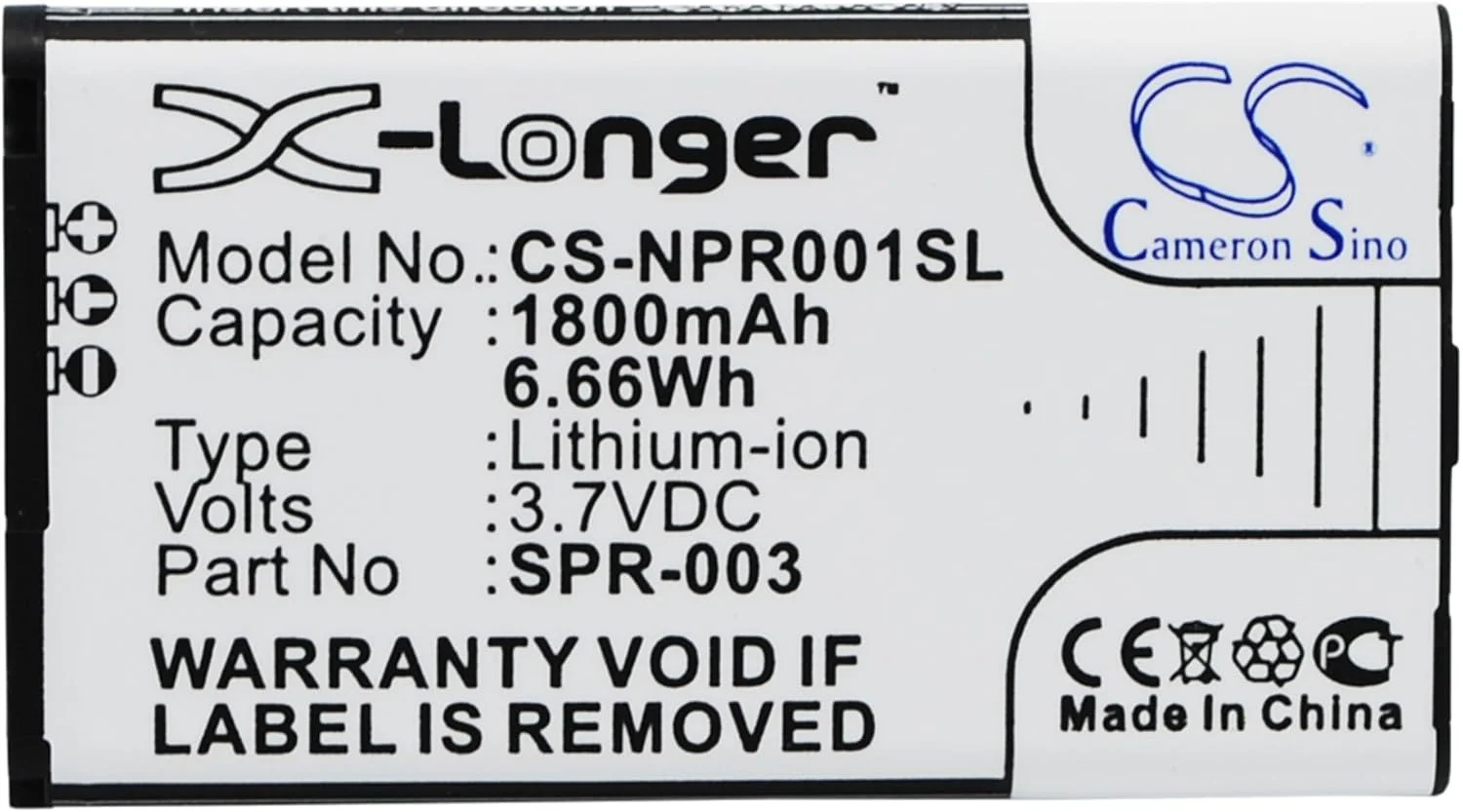 باتری جایگزین جدید Cameron Sino مناسب برای Nintendo 3DSLL, DS XL 2015, New 3DSLL, SPR-001 (1800mAh / 6.66Wh)