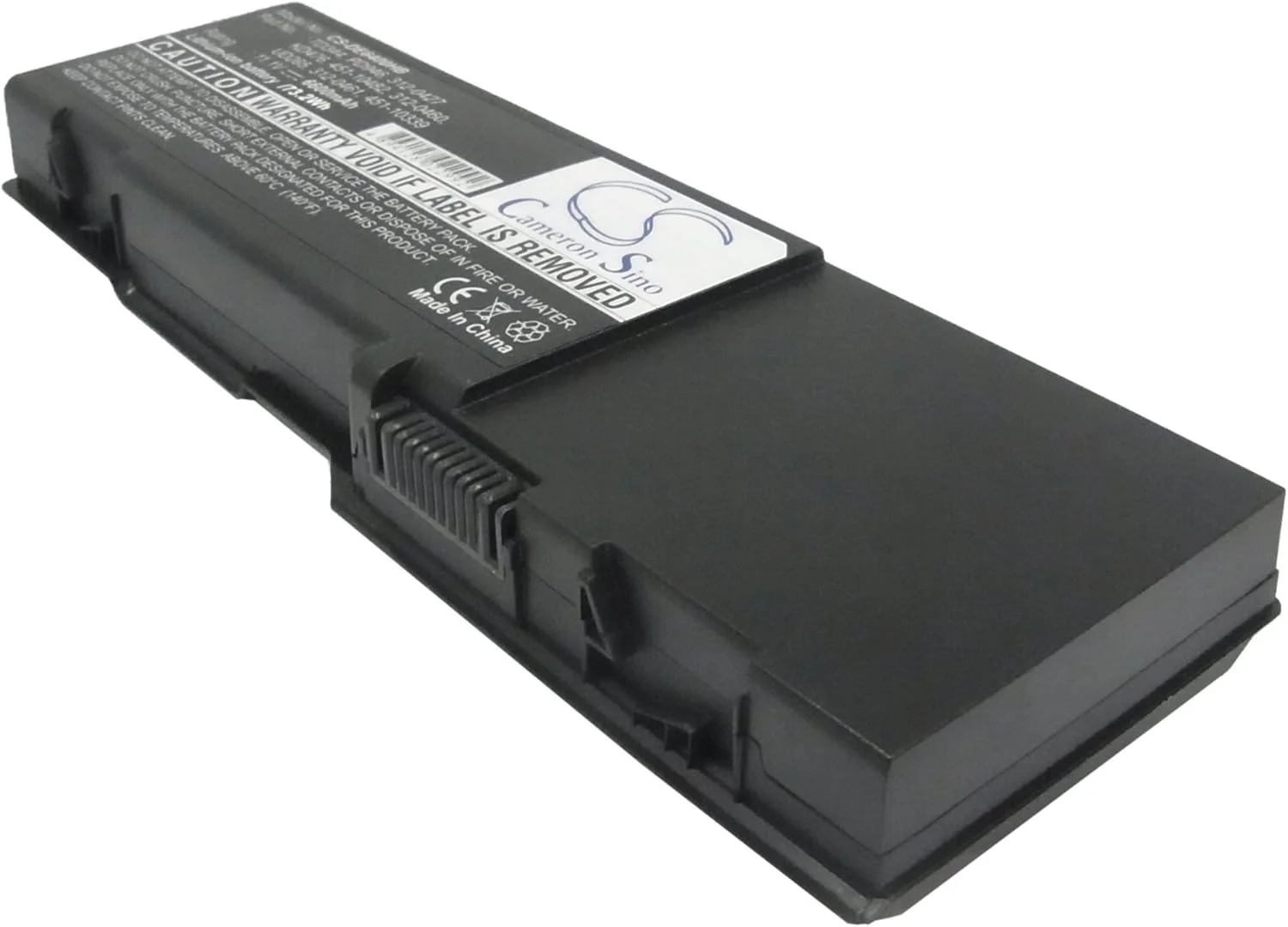 باتری جایگزین جدید کمراون سینو مدل CS برای Inspiron 1501, Inspiron 6400, Inspiron E1501, PP23LB, Vostro 1000 (6600mAh) سازگار با 0RD859, 312-0466, 312-0599, 451-10338, 451-10424, CR174, GD761, HK421