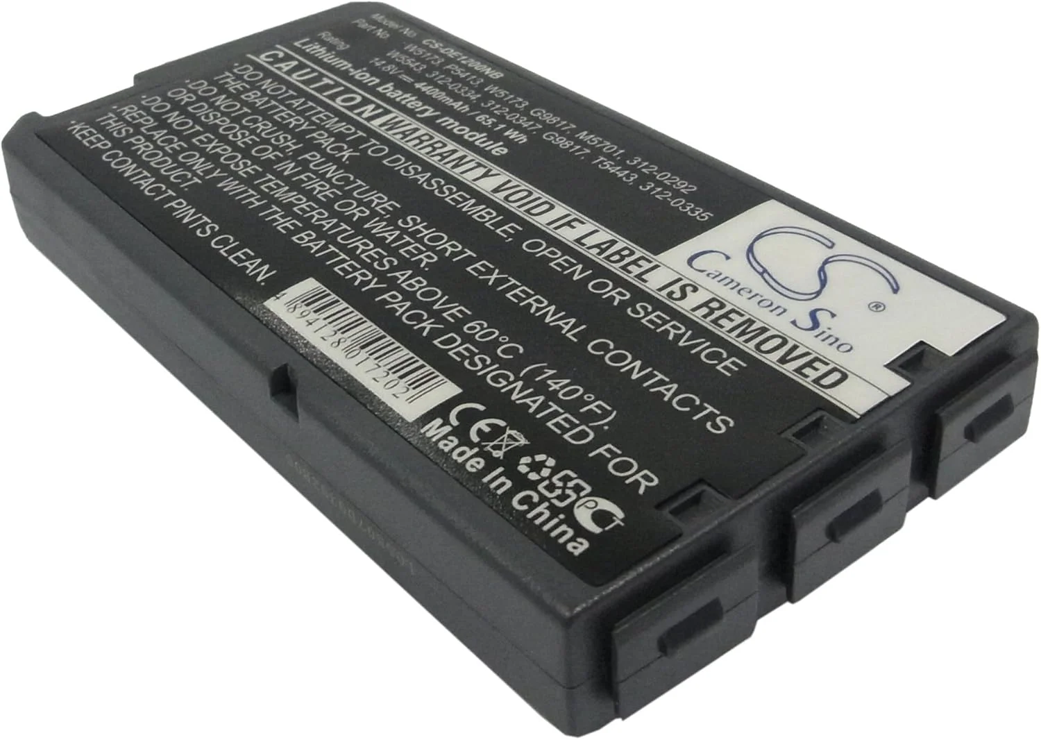 باتری جایگزین جدید کمراون سینو مدل CS برای Inspiron 1000, Inspiron 1200, Inspiron 2200, Latitude 110L (4400mAh) سازگار با 312-0335, 312-0347, G9812, G9817, H9566, M5701, T5443, W5173, W5543 باتری جایگزین جدید کمراون سینو مدل CS برای Inspiron 1000, Inspiron 1200, Inspiron 2200, Latitude 110L (4400mAh) سازگار با 312-0335, 312-0347, G9812, G9817, H9566, M5701, T5443, W5173, W5543