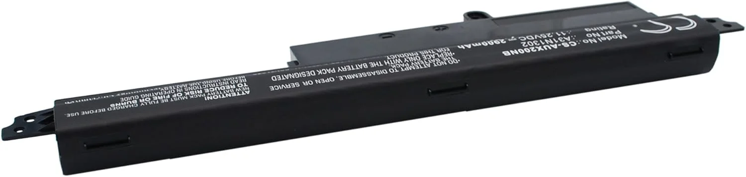 باتری جایگزین جدید Cameron Sino CS برای 200CA-CT161H، AR5B125، Asus VivoBook F200CA 11.6 اینچ، ATHEROS (2900mAh) 0B110-00240100E، 1566-6868، A31LM2H، A31LM9H، A31LMH2، A31N1302، A3INI302، A3lNl302