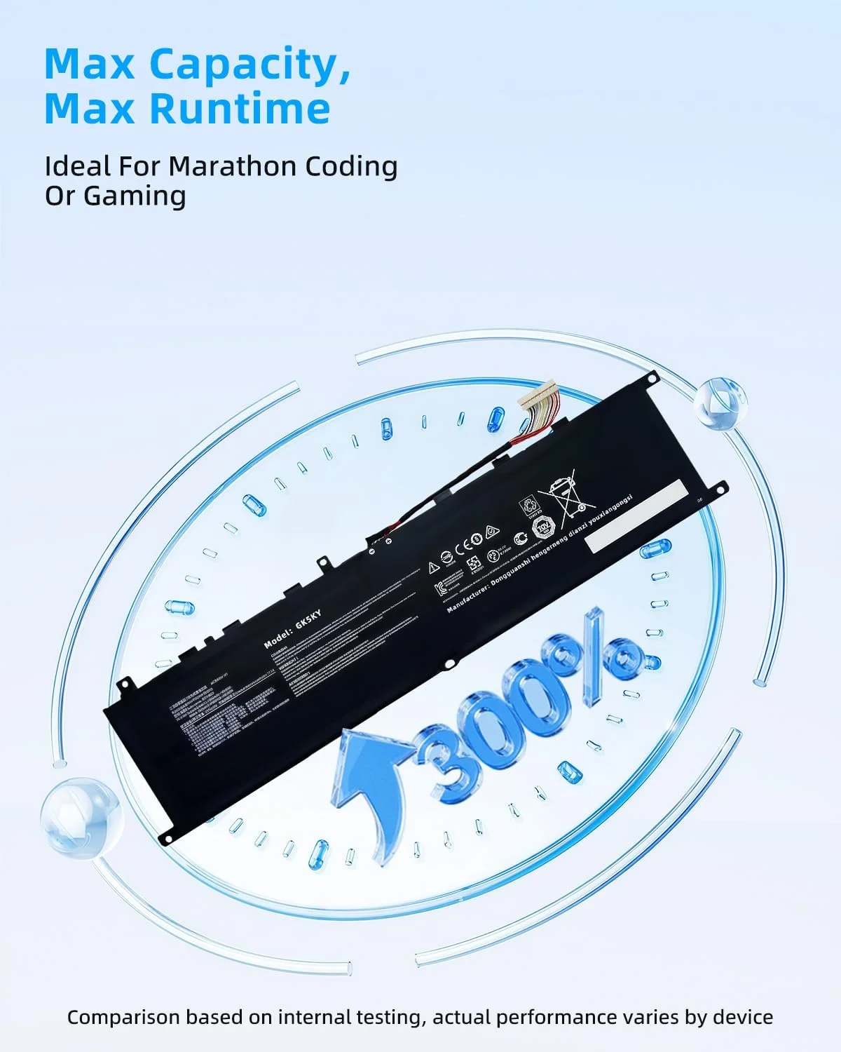 باتری لپ تاپ 65Wh مدل BTY-M57 جایگزین برای MSI GP66 GP76 برای Leopard 10UE 10UG 10UH 11UE 11UG 11UH برای MSI Vector GP66 GP76 12UE 12UG 12UGS 12UH 12UHS 12UHSO 12UEO 12UGSO GP66HX با عملکرد بالا