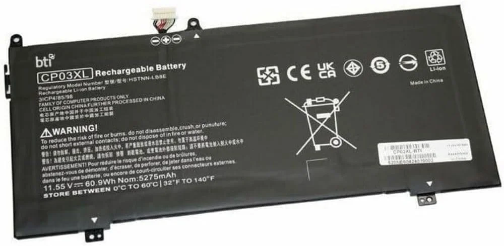 باتری برای اچ پی اسپکتر ایکس 360 13-AE 13-AE000TU باتری برای اچ پی اسپکتر ایکس 360 13-AE 13-AE000TU