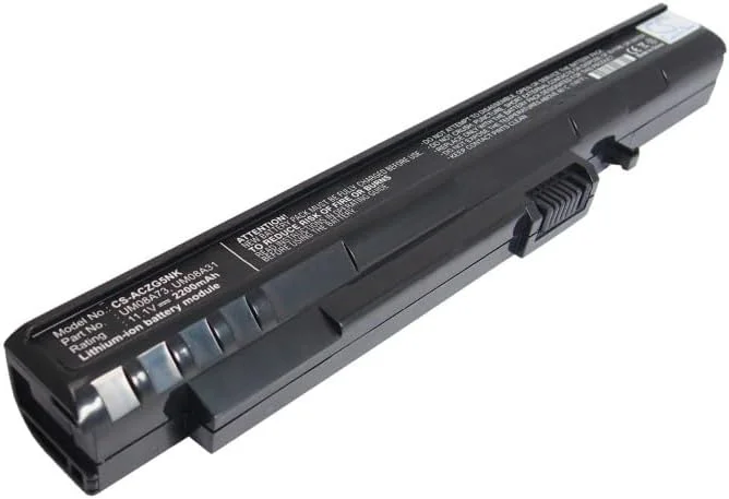 باتری جایگزین برای Gateway با شماره قطعه: LC.BTP00.018, UM08A31, UM08A51, UM08A71, M08B74, PPD-AR5BXB63, RCPATAR06-784, UM08A72 باتری جایگزین برای Gateway با شماره قطعه: LC.BTP00.018, UM08A31, UM08A51, UM08A71, M08B74, PPD-AR5BXB63, RCPATAR06-784, UM08A72