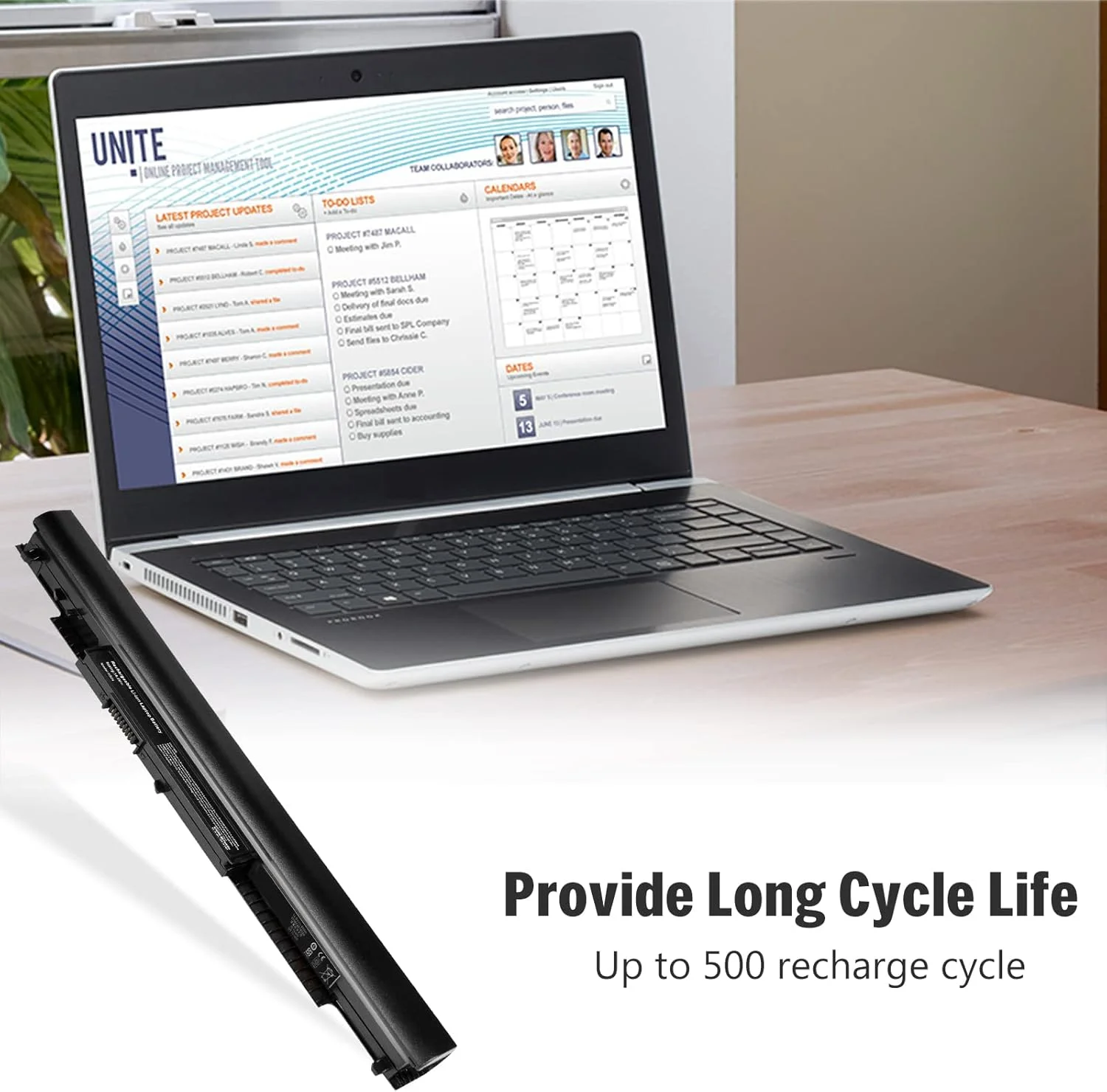 باتری جایگزین لپ تاپ مدل 807956-001 HS03 برای سری های HP Pavilion 15-AC 15-AF 15-BA 15-AY مدل های 15-ac121dx 15-ac130ds 15-ba079dx 15-ba009dx 15-ba113cl 15-af113cl 15-af131ca 15-af112nr 15-af093ng 15-af087nw