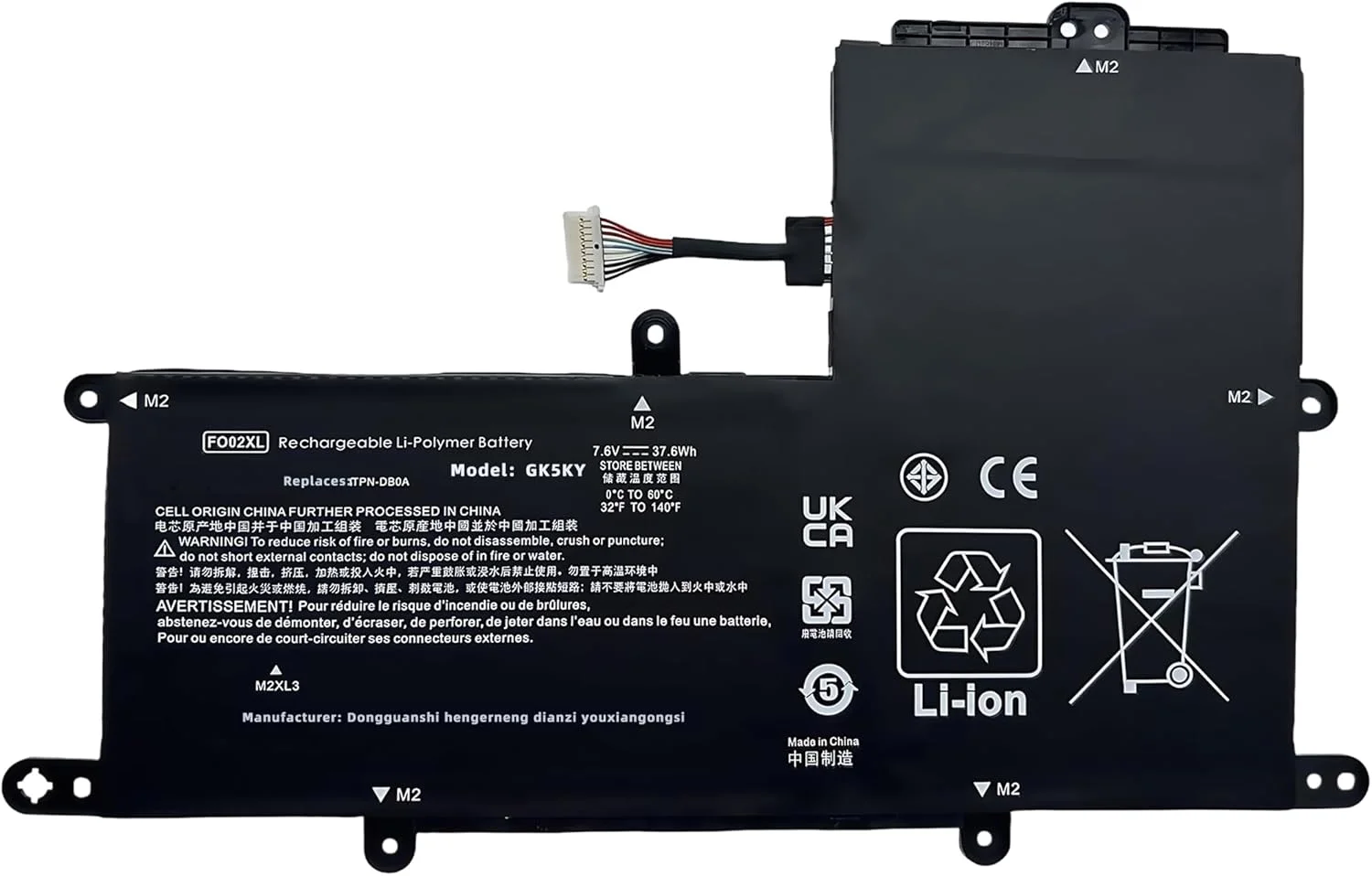 باتری لپ تاپ 37.6Wh FO02XL جایگزین برای اچ پی کروم بوک 11A 11A-NA 11A-NA0001NI 11A-NA0002NI 11A-NA0002MU 11A-NA0010NR 11A-NA0030NR 11A-NA0500SA 11A-NA0800NO 11A-NA0200ND با عملکرد بالا باتری لپ تاپ 37.6Wh FO02XL جایگزین برای اچ پی کروم بوک 11A 11A-NA 11A-NA0001NI 11A-NA0002NI 11A-NA0002MU 11A-NA0010NR 11A-NA0030NR 11A-NA0500SA 11A-NA0800NO 11A-NA0200ND با عملکرد بالا