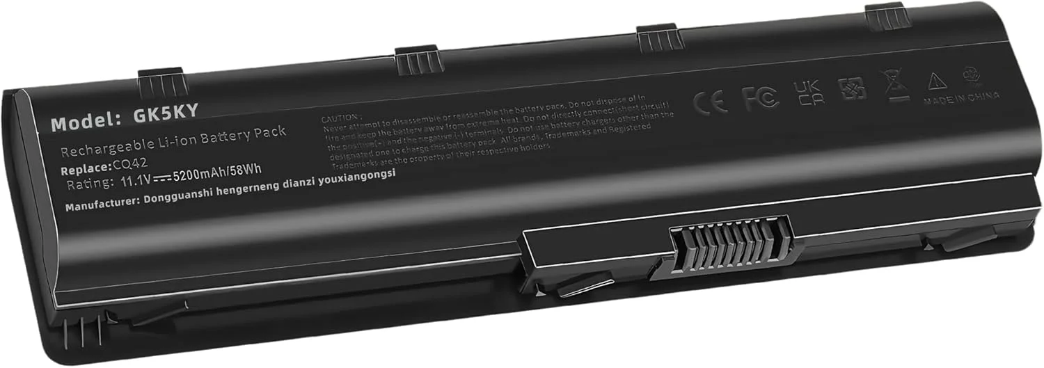 باتری لپ تاپ 58Wh 593553-001 593554-001 MU06 MU09 برای HP Pavilion DM4 G4 G6 G7 DV3-4000 DV5-2000 DV6-3000 DV7-6000 Compaq Presario CQ32 CQ42 CQ43 HSTNN-Q62C HSTNN-CBOW HSTNN-IB0N با عملکرد بالا