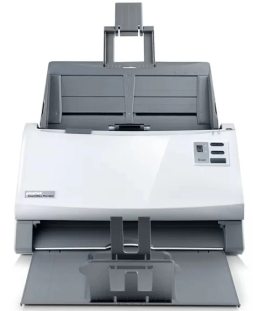 اسکنر اسناد Plustek SmartOffice PS3180U، CIS x 2، LED، رزولوشن اپتیکال 600 DPI - سفید | PS3180U