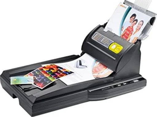 اسکنر مسطح اسناد Plustek SmartOffice PL2550، رزولوشن اپتیکال 600 DPI، ظرفیت ADF 50 برگه A4، رابط USB 2.0، سازگار با TWAIN، سرعت 8 صفحه در دقیقه / 8 تصویر در دقیقه - حالت رنگی | PL2550