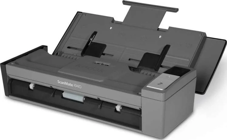 اسکنر Kodak i940 Scan Mate، نوع اسکنر ADF، رزولوشن 600 DPI، 24 بیتی، سرعت اسکن یک رو 15/20 PPM و دو رو 30/40 IPM، مشکی/خاکستری | 1960988 اسکنر Kodak i940 Scan Mate، نوع اسکنر ADF، رزولوشن 600 DPI، 24 بیتی، سرعت اسکن یک رو 15/20 PPM و دو رو 30/40 IPM، مشکی/خاکستری | 1960988