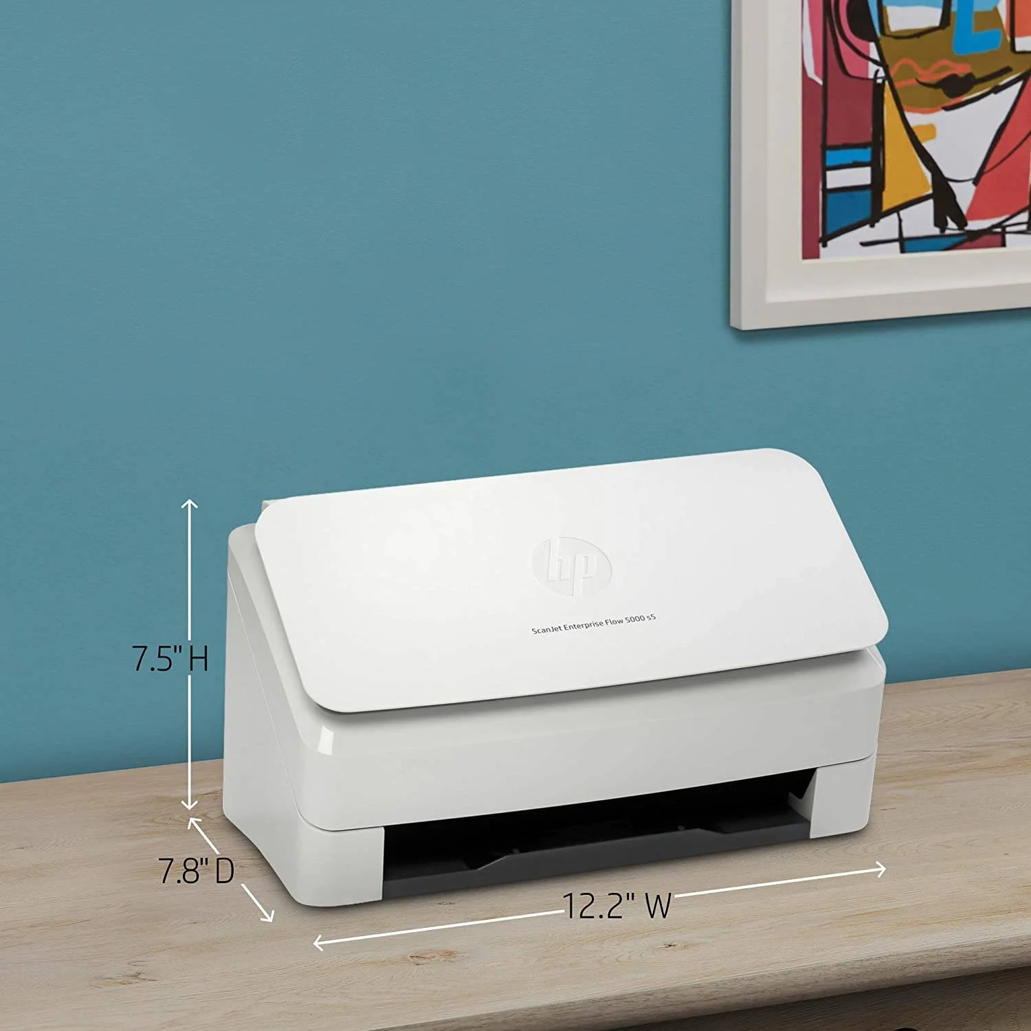 اسکنر HP ScanJet Enterprise Flow 5000 s5، اسکن تا 65 صفحه در دقیقه / 130 تصویر در دقیقه، اسکن دو طرفه یک مرحله ای، شامل ADF 80 صفحه ای، اتصال USB 3.0، نوع ورودی Sheetfed، رزولوشن 600 DPI، سفید | 6FW09A اسکنر HP ScanJet Enterprise Flow 5000 s5، اسکن تا 65 صفحه در دقیقه / 130 تصویر در دقیقه، اسکن دو طرفه یک مرحله ای، شامل ADF 80 صفحه ای، اتصال USB 3.0، نوع ورودی Sheetfed، رزولوشن 600 DPI، سفید | 6FW09A