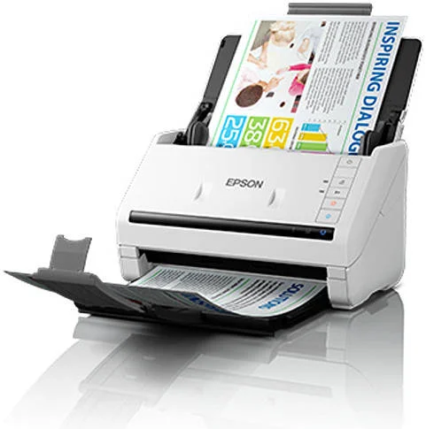 اسکنر اپسون WorkForce DS-530II، سرعت اسکن 35 صفحه در دقیقه یک رو و 70 تصویر در دقیقه دو رو، رزولوشن 600 DPI، تشخیص نوری کاراکتر (OCR)، تکنولوژی ReadyScan LED، سفید/مشکی | B11B261401BB اسکنر اپسون WorkForce DS-530II، سرعت اسکن 35 صفحه در دقیقه یک رو و 70 تصویر در دقیقه دو رو، رزولوشن 600 DPI، تشخیص نوری کاراکتر (OCR)، تکنولوژی ReadyScan LED، سفید/مشکی | B11B261401BB