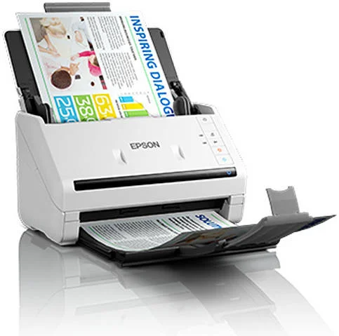 اسکنر اپسون WorkForce DS-530II، سرعت اسکن 35 صفحه در دقیقه یک رو و 70 تصویر در دقیقه دو رو، رزولوشن 600 DPI، تشخیص نوری کاراکتر (OCR)، تکنولوژی ReadyScan LED، سفید/مشکی | B11B261401BB اسکنر اپسون WorkForce DS-530II، سرعت اسکن 35 صفحه در دقیقه یک رو و 70 تصویر در دقیقه دو رو، رزولوشن 600 DPI، تشخیص نوری کاراکتر (OCR)، تکنولوژی ReadyScan LED، سفید/مشکی | B11B261401BB