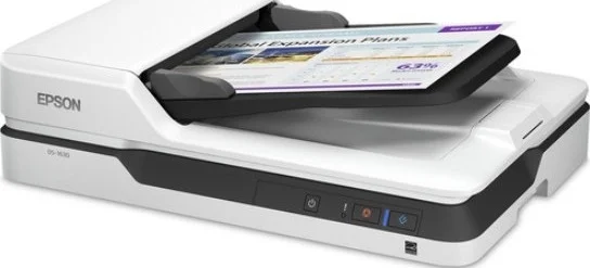 اسکنر رنگی تخت اپسون DS-1630، حداکثر سایز اسکن: 8.5 x 120 اینچ، سرعت اسکن: 25 صفحه در دقیقه / 10 تصویر در دقیقه، اسکنر اسناد | B11B239402BB