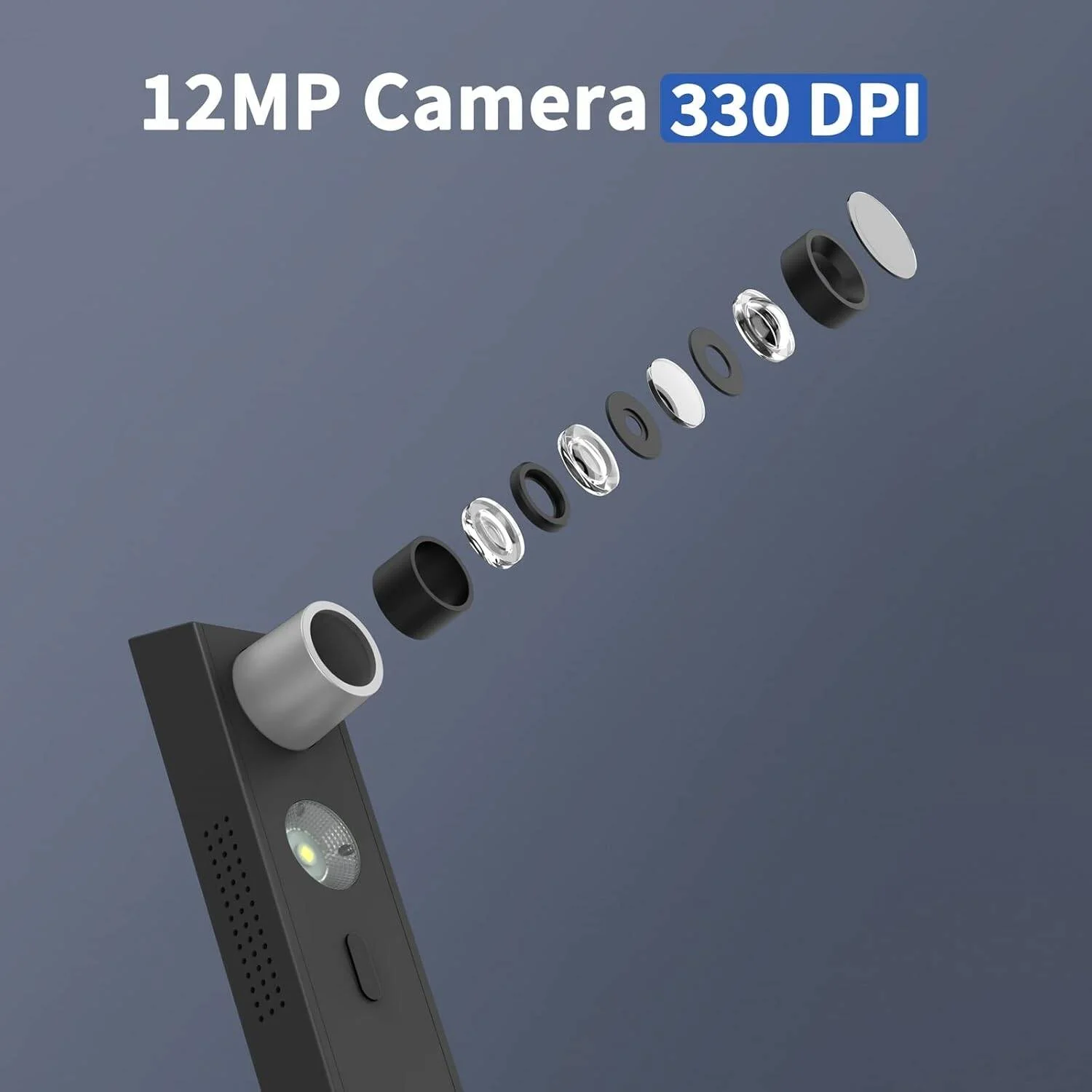 اسکنر اسناد CZUR Lens 1200 Pro، سطح حسگر نور 1/3.2 اینچ، سنسور CMOS، 12 مگاپیکسل، رزولوشن 4032 x 3024، 330 DPI، فوکوس ثابت، ساختار لنز 3G2P+IR، مشکی | Lens-1200-Pro اسکنر اسناد CZUR Lens 1200 Pro، سطح حسگر نور 1/3.2 اینچ، سنسور CMOS، 12 مگاپیکسل، رزولوشن 4032 x 3024، 330 DPI، فوکوس ثابت، ساختار لنز 3G2P+IR، مشکی | Lens-1200-Pro