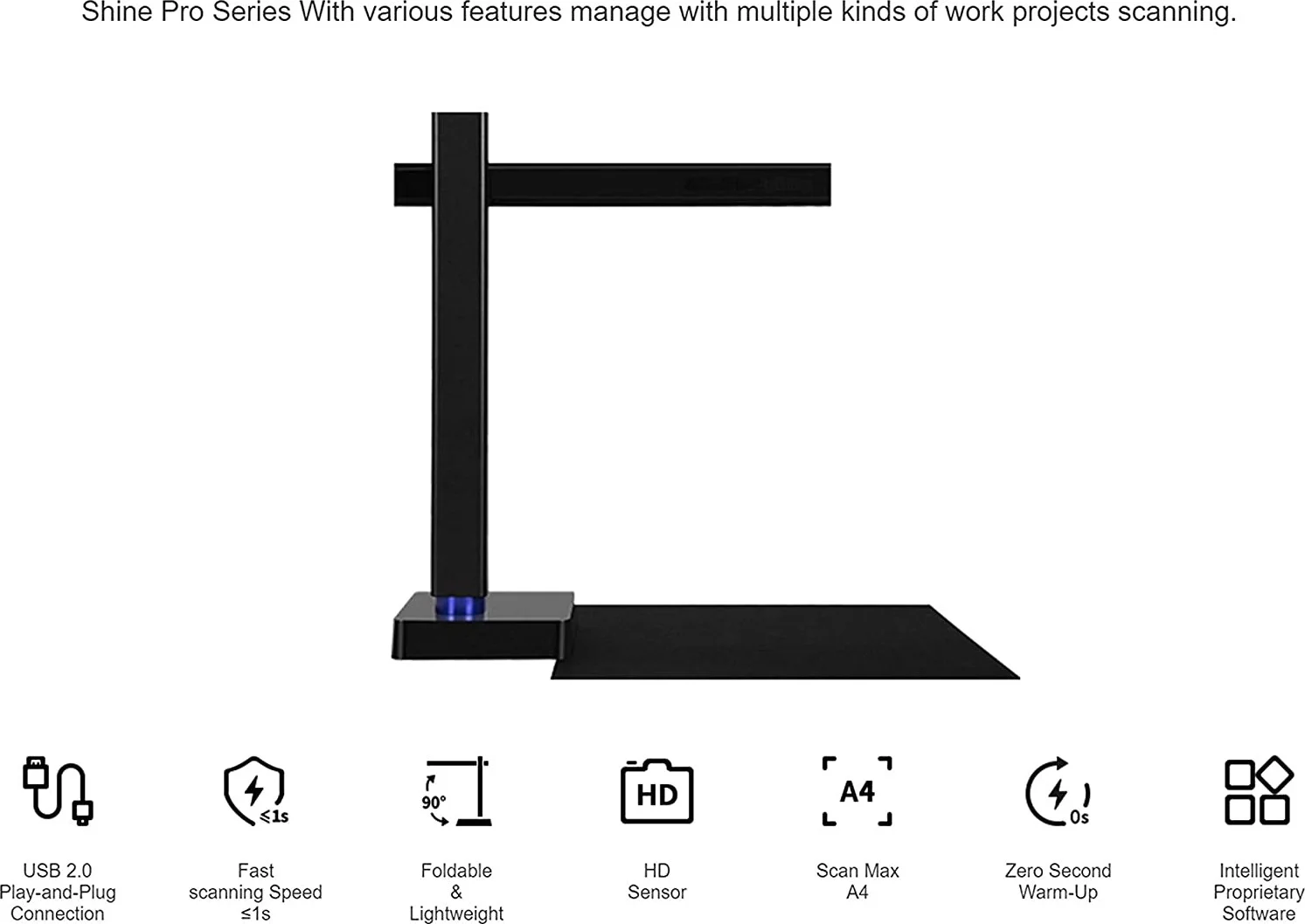 اسکنر قابل حمل CZUR Shine 500 Pro (سایز A4) | Shine500 Pro اسکنر قابل حمل CZUR Shine 500 Pro (سایز A4) | Shine500 Pro