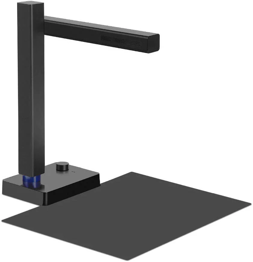 اسکنر هوشمند اسناد CZUR Shine Ultra، دوربین CMOS 13 مگاپیکسلی، حداکثر DPI 340، فرمت A3/A4، بهینه سازی هوش مصنوعی، ارتفاع قابل تنظیم، صاف کردن و رفع کجی خودکار، USB 2.0، Windows & Mac OS، مشکی | SHINE-ULTRA