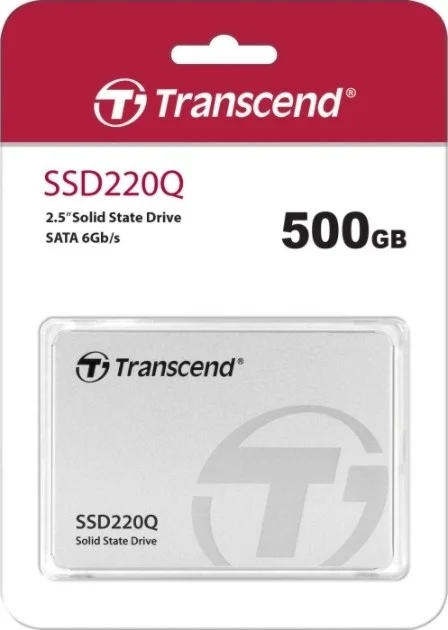 درایو حالت جامد 500 گیگابایتی Transcend 2.5 اینچی 3D TLC SATA III 6GB | TS500GSSD220Q