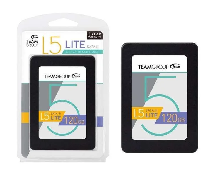 درایو حالت جامد داخلی 120 گیگابایتی TeamGroup L5 LITE 2.5 اینچی SATA III 2D NAND (SSD) | T2535T120G0C101